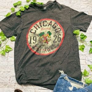 Vintage Inspired Chicago Blackhawks Sports Tee